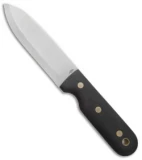 Battle Horse Knives Bushman Fixed Blade Black Micarta (5.5" Satin) BHK