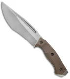 Peter Rassenti Custom Fixed Blade Knife Coyote G-10 (6.75" BB/SW)