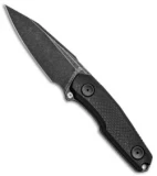 Stedemon Knife Co. Uncle One UB01 Fixed Blade Carbon Fiber (4.1" Black SW)