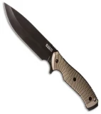5.11 Tactical CFK7 Camp And Field Fixed Blade Knife Tan FRN (7" Black) 51101