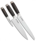 Mora Classic Kitchen Knife 3 Pack Black Birch Wood 1891