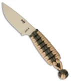 ESEE Knives Izula Tan Survival  Neck Knife Tan/OD Green Cord Wrapped Handle