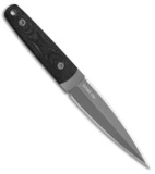 Entrek Bullet MKII Knife Tactical Fixed Blade Dagger (4.875" Gray Plain)