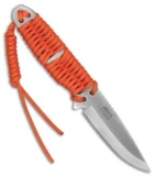 EKA W9 Fixed Blade Knife Orange Cord (3.75" Satin)