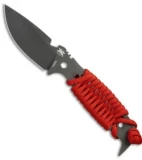 DPx H.E.S.T II Assault Survival Knife Red Paracord Wrap (3.15" Gray)