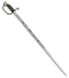 Cold Steel US Naval Officer's Sword (32" Satin Etched) 88MNAL