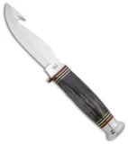 Case Guthook Hunter Fixed Blade Knife Buffalo Horn (4.375 Satin) 17914