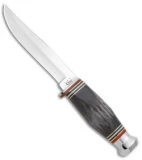 Case Cutlery Hunter Fixed Knife Black Buffalo Horn (BH65-5 SS 5" Polish) 17912