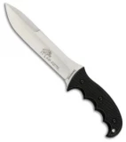 Browning Hog Hunter Fixed Blade Knife Black Rubber (6.75" Satin)