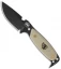 DPx H.E.S.T. Original Fixed Blade Knife Micarta (3.125" Black)