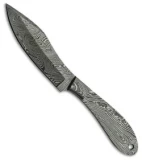 Tallen Fox Hunter Fixed Blade Knife Damascus (4.5" Damascus)