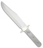 Tallen D.I.Y. Bowie Fixed Blade Knife Stainless Steel (9.75" Satin)