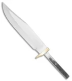 Tallen Small Bowie Fixed Blade Knife Blank (6" Satin) BL-001