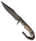 Behring Technical Wraith Fixed Blade Knife Camo G-10 (5.5" Black Cerakote)