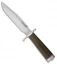 BlackJack Knives Classic Model 7 Fixed Blade Knife Green Canvas (7" CPM-3V)