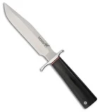 Blackjack Classic Model 7 Fixed Blade Knife Black Micarta (7" Satin CPM-3V)