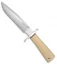 BlackJack Knives Classic Model 7 Fixed Blade Knife Full Ivory Micarta (7" Satin)