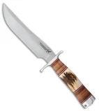 BlackJack Classic Model 3 Fixed Blade Knife Sambar Stag (7" A-2 Satin)