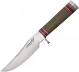 BlackJack Classic Model 127 Fixed Blade Knife Green Micarta (6" Satin)