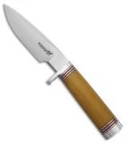 BlackJack Classic Model 124 Fixed Blade Knife Natural Micarta (7" Satin)