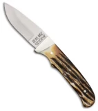 Bear & Son Pro Skinner Stag Fixed Blade Knife (2.375" Satin) 548