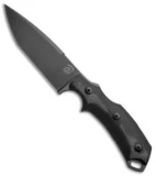 Bastinelli RED V2 Fixed Blade Knife Black G-10 (4" Black)