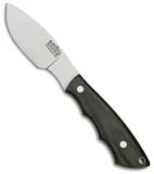 Bark River Mini Canadian Fixed Blade Knife Green Canvas Micarta (2.125" Satin)