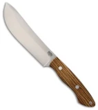 Bark River Kalahari II Fixed Blade Knife Bocote Wood (6.875" Satin)