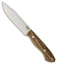 Bark River Sahara Hunter Fixed Blade Knife Bocote Wood (5" Satin)