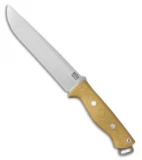 Bark River Bravo 2 Fixed Blade Knife Antique Ivory Micarta (7" CPM-S35VN)