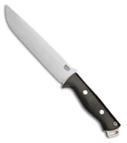 Bark River Bravo II 3V Fixed Blade Knife Black Canvas Micarta (7.00" CPM-3V)