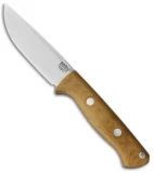 Bark River Bravo 1 LT Rampless Fixed Blade Knife Natural Micarta (4.25" CPM-3V)