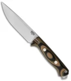 Bark River Bravo Vortex Rampless Fixed Blade Knife Green Camo G-10 (5.5" A-2)