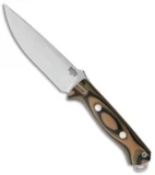 Bark River Bravo Vortex Fixed Blade Knife Green Camo G-10 (5.5" A-2)