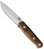 Bark River Bushcrafter II Fixed Blade Knife Bocote Wood (4.5" CPM-3V)