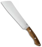 Bark River Dakkar Fixed Blade Knife Bocote Wood (10" Satin A-2)