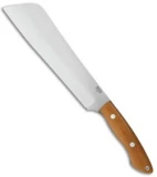 Bark River Dakkar Fixed Blade Knife Natural Canvas Micarta (10" Satin A-2)