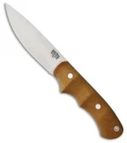 Bark River Trakker Companion Fixed Blade Natural Canvas Micarta (4.125" Satin)