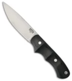 Bark River Trakker Companion Fixed Blade Black Canvas Micarta (4.125" Satin)