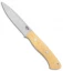 Bark River Knives Aurora Bushcraft Knife Ivory Canvas Micarta (4.5" Satin)