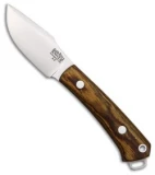 Bark River Knives Trailmate Fixed Blade Knife Bocote Wood (3" Satin)