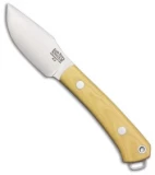 Bark River Knives Trailmate Fixed Blade Knife Antique Ivory Micarta (3" Satin)