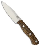 Bark River Mini Aurora Fixed Blade Knife Bocote Wood (3.675" Satin)