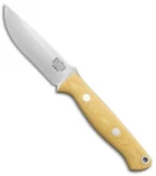 Bark River Bravo EDC Fixed Blade Knife Antique Ivory Micarta (3.25" Elmax Satin)