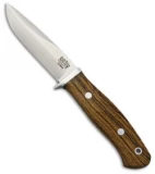 Bark River Snowy River Fixed Blade Knife Bocote Wood (3.75" Satin)