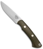 Bark River Featherweight Fox River Fixed Blade Knife Green Micarta (3.1" Elmax)