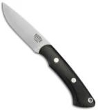 Bark River Featherweight Fox River Fixed Blade Knife Black Micarta (3.1" Elmax)