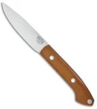 Bark River Bird & Trout Fixed Blade Knife Natural Canvas Micarta (3.625" Elmax)