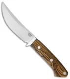 Bark River Classic Trailing Point Hunter Fixed Blade Knife Bocote (4.5" CPM-154)