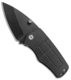 Bark River Camp & Trail Fixed Blade Knife Black Canvas Micarta (5" A-2)